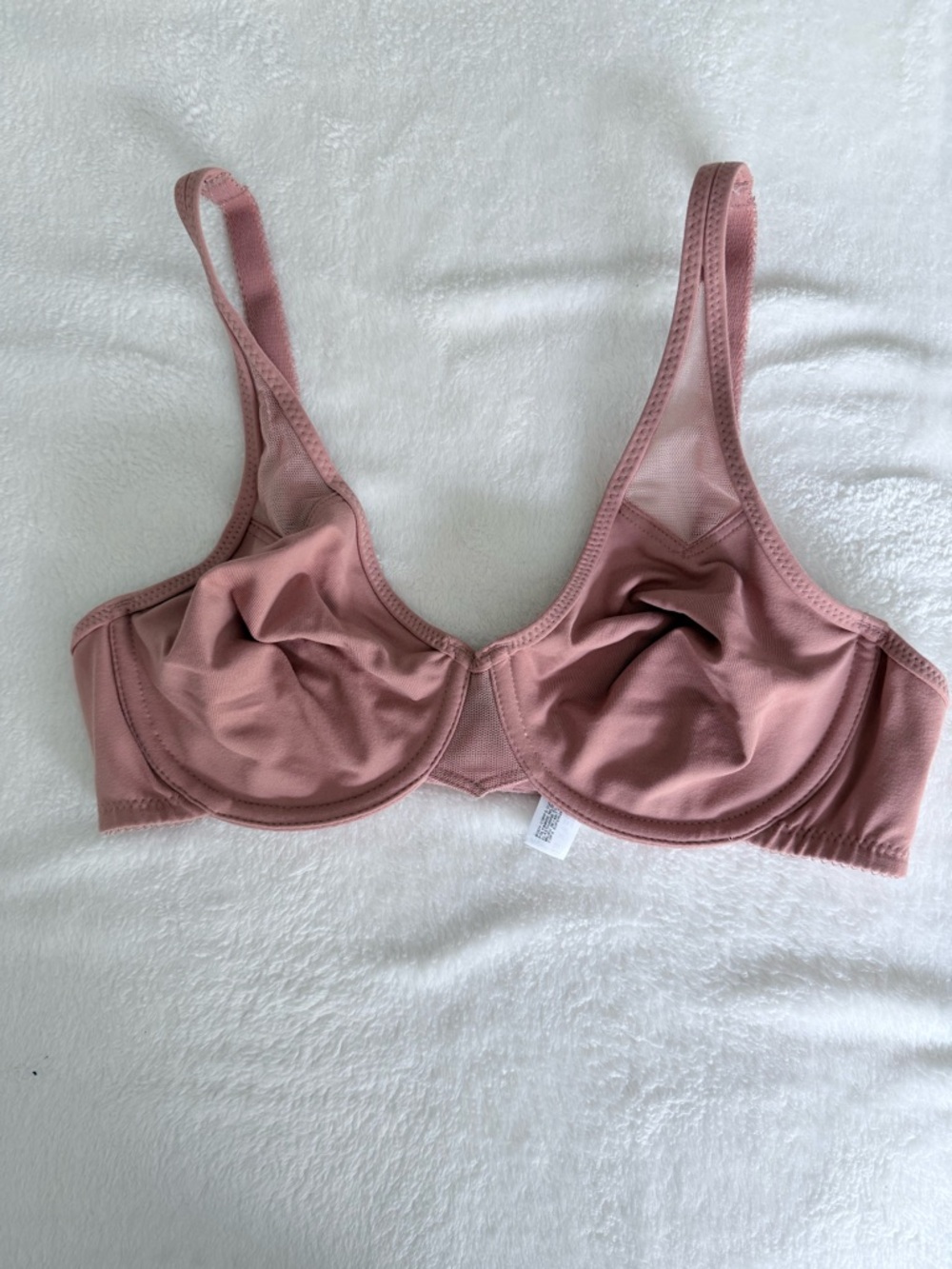 Wacoal Unlined Underwire Bra in Dusty Rose